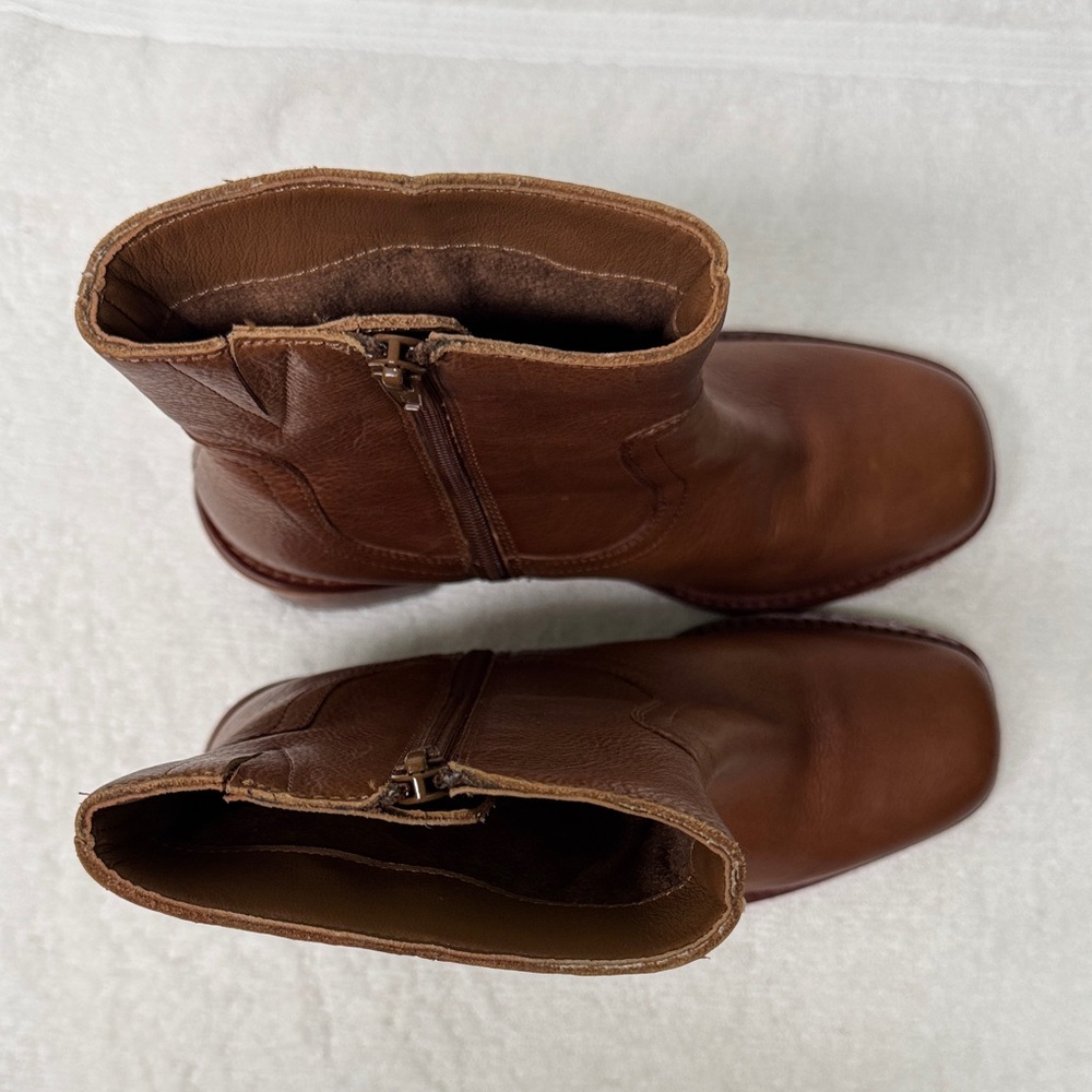 Seychelles Cognac Turbulent Ankle Boots Size 6.5 - Picture 2 of 16